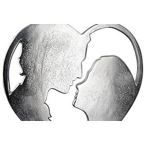 Διακοσμητικό ArteLibre Ερωτευμένοι Σε Βάση Ασημί/Φυσικό Αλουμίνιο/Ξύλο 5x16x19cm Διακοσμητικό ArteLibre Ερωτευμένοι Σε Βάση Ασημί/Φυσικό Αλουμίνιο/Ξύλο 5x16x19cm