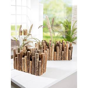 Διακοσμητικό Σύνθεση Βάζα Σε Ξύλα Φυσικό Ξύλο 11x35x20cm Διακοσμητικό Σύνθεση Βάζα Σε Ξύλα Φυσικό Ξύλο 11x35x20cm