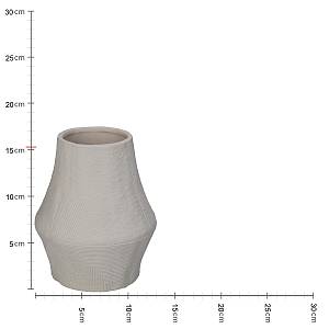 Βάζο ArteLibre Λευκό Πορσελάνη 12.6x12.6x15.3cm