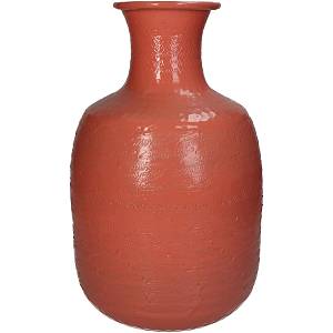 Βάζο ArteLibre Ροζ Αλουμίνιο 21x21x34cm