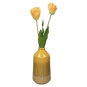 Βάζο ArteLibre Κίτρινο Κεραμικό 18x18x25.5cm