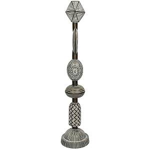 Διακοσμητικό ArteLibre Tribal Καφέ Polyresin 14x14x50cm