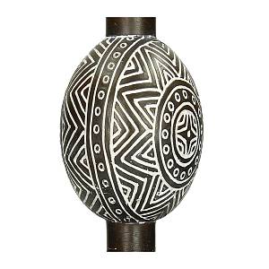 Διακοσμητικό ArteLibre Tribal Καφέ Polyresin 14x14x50cm