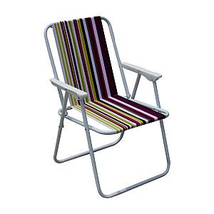 Καρέκλα Παραλίας ArteLibre Μέταλλο/Ύφασμα 63x45x81cm Σε Διάφορα Χρώματα