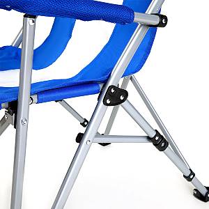 Καρέκλα Παραλίας ArteLibre CURACAO Μπλε Μέταλλο/Ύφασμα 55x55x95cm