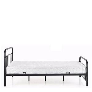 Κρεβάτι ArteLibre LIBERTY Μεταλλικό Sandy Black 209x124x93cm (Στρώμα 120x200cm)