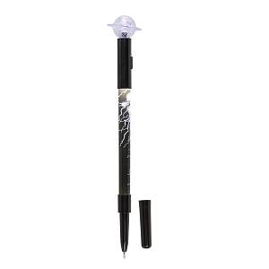 Στυλό Fineliner Με Λαμπάκι LED Πλανήτης Ποσειδώνας Μπαταρίας Μαύρο Πλαστικό 21cm