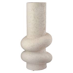Βάζο Ring Κεραμικό Ανοιχτό Γκρι 31x15cm
