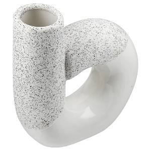 Διάτρητο Βάζο Poppy Κεραμικό Λευκό 5x14x15cm