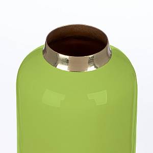 Βάζο Roro Μέταλλο Cream Πράσινο PU 2 Pcs. Assorted H. 20 cm D. 85 cm