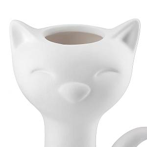 Βάζο Cat Κεραμικό Μαύρο Λευκό PU 2 Pcs. Assorted 15.5x12X34cm