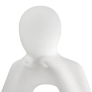 Σετ 2 τεμαχίων Φιγούρα Person Think Κεραμικό Λευκό 175X75X20Cm 175X75X20Cm