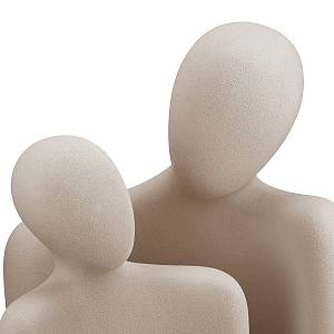 Σετ 2 Τεμαχίων Φιγούρα Ζευγάρι Anexo Κεραμικό Γκρι 10x14.5x18cm Σετ 2 Τεμαχίων Φιγούρα Ζευγάρι Anexo Κεραμικό Γκρι 10x14.5x18cm