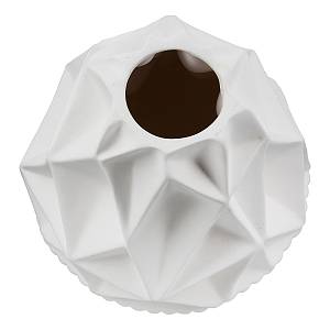 Βάζο Κεραμικό Λευκό D21X25Cm D21X25Cm