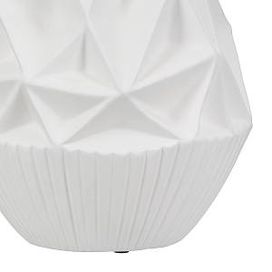 Βάζο Κεραμικό Λευκό D21X25Cm D21X25Cm