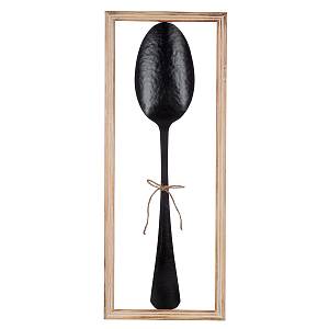 Wall Relief Vintage Cutlery Μέταλλο Μαύρο PU Pcs. Assorted 30x3x80cm