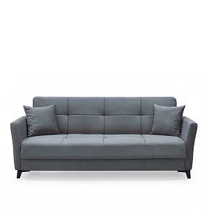Καναπές Κρεβάτι Τριθέσιος ArteLibre JAVIER 3S Γκρι 210x84x86cm