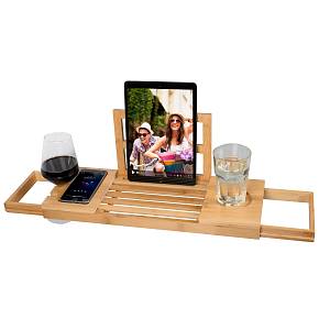 Ράφι Μπάνιου Επεκτάσιμο 50-92x18x4cm Μπαμπού