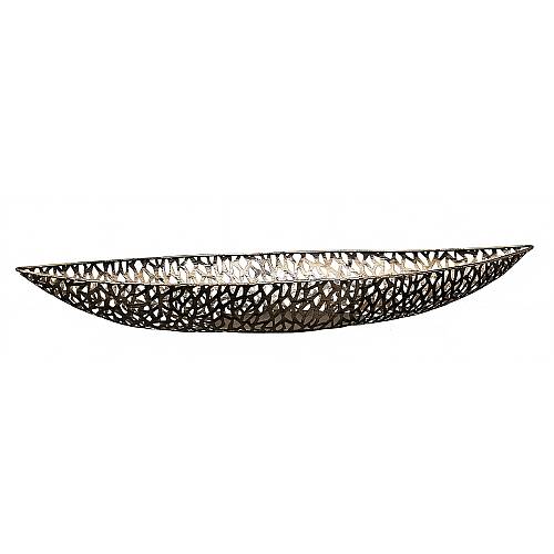 Βάζο ArteLibre Αντικέ Χρυσό Μέταλλο 19x58x7cm