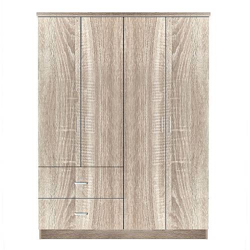 Ντουλάπα ArteLibre HOYA WAX Φυσικό Μοριοσανίδα 119x42x181cm