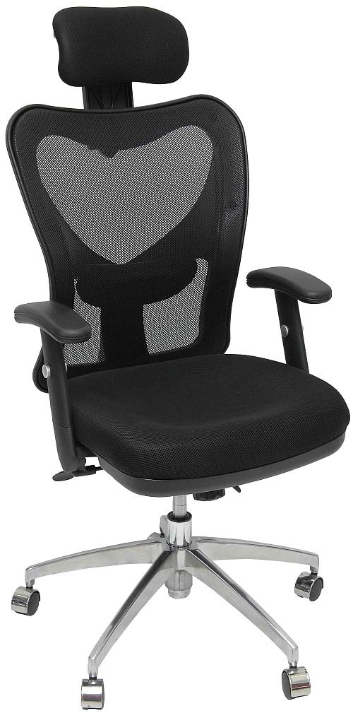 VELCO Pro-Systems ΚΑΡΕΚΛΑ ΓΡΑΦΕΙΟΥ ΜΑΥΡΗ ΔΙΕΥΘΥΝΤΟΥ -ΔΙΑΣΤΑΣΕΙΣ: 60x50x115/125cm