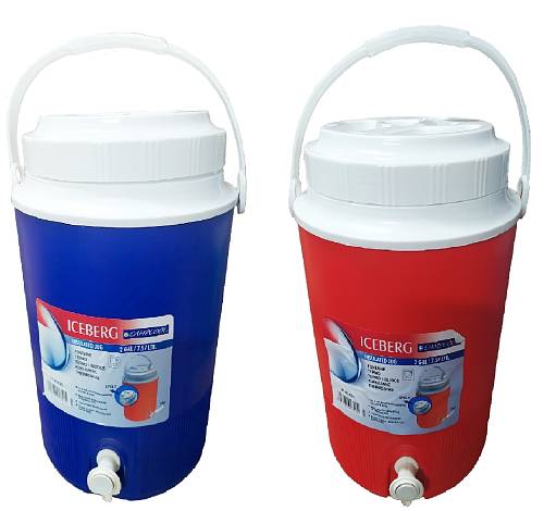 CAMPCOOL ΘΕΡΜΟΣ 7,5 Lt. ΜΕ ΒΡΥΣΑΚΙ ΣΕ ΚΑΠΑΚΙ & ΒΑΣΗ & ΧΕΙΡΟΛΑΒΗ ΜΕΤΑΦΟΡΑΣ
