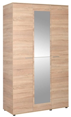 ΝΤΟΥΛΑΠΑ ΜΕ ΤΡΕΙΣ ΠΟΡΤΕΣ & ΚΑΘΡΕΠΤΗ 120x212x52 εκ SONOMA