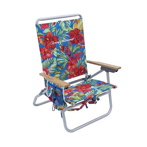 Tommy Bahama ΚΑΡΕΚΛΑ ΠΑΡΑΛΙΑΣ- 32cm ΥΨΟΣ ΚΑΘΙΣΜΑΤΟΣ- ΑΛΟΥΜΙΝΙΟΥ  4 ΘΕΣΕΩΝ ME POLYESTER 600D