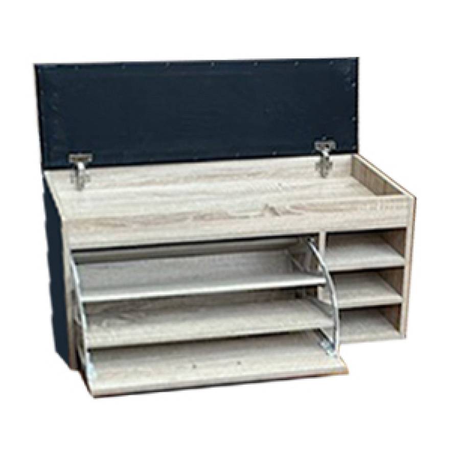 VELCO  Pro Systems ΠΑΠΟΥΤΣΟΘΗΚΗ -ΣΚΑΜΠΩ 80x30x49cm ΓΚΡΙ ΟΞΙΑ