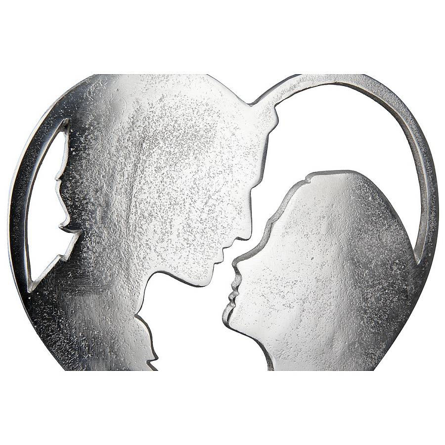 Διακοσμητικό ArteLibre Ερωτευμένοι Σε Βάση Ασημί/Φυσικό Αλουμίνιο/Ξύλο 5x16x19cm Διακοσμητικό ArteLibre Ερωτευμένοι Σε Βάση Ασημί/Φυσικό Αλουμίνιο/Ξύλο 5x16x19cm