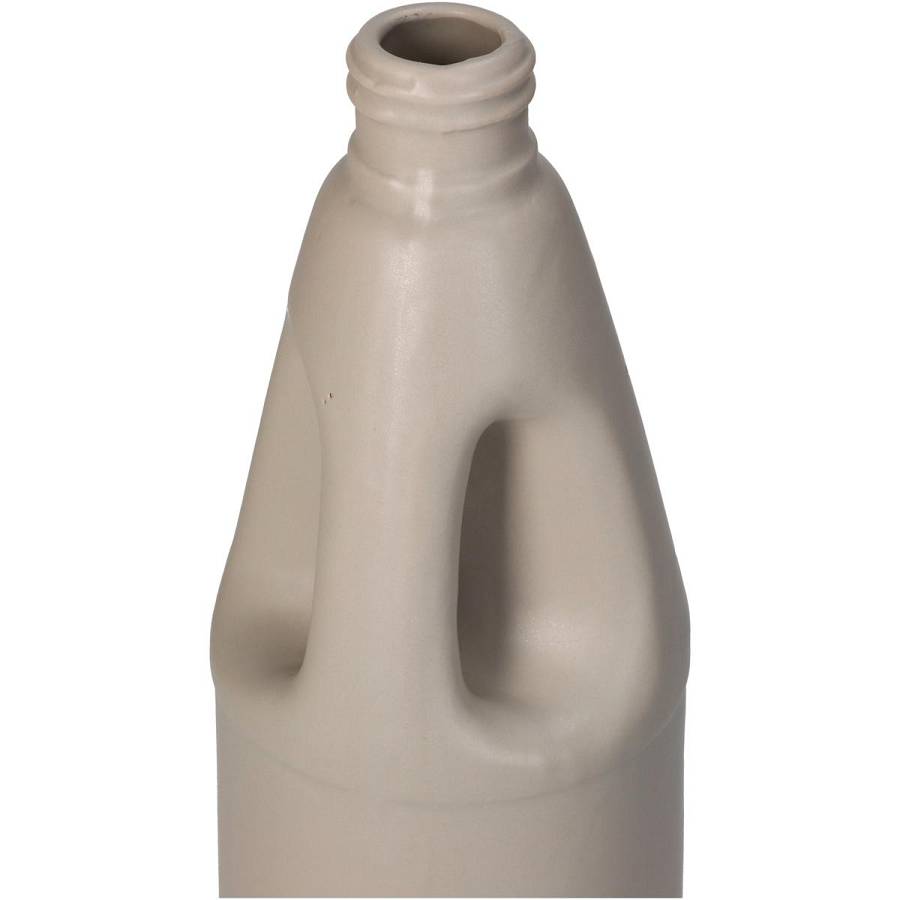 Βάζο ArteLibre Μπουκάλι Μπεζ Κεραμικό 9x9x27cm