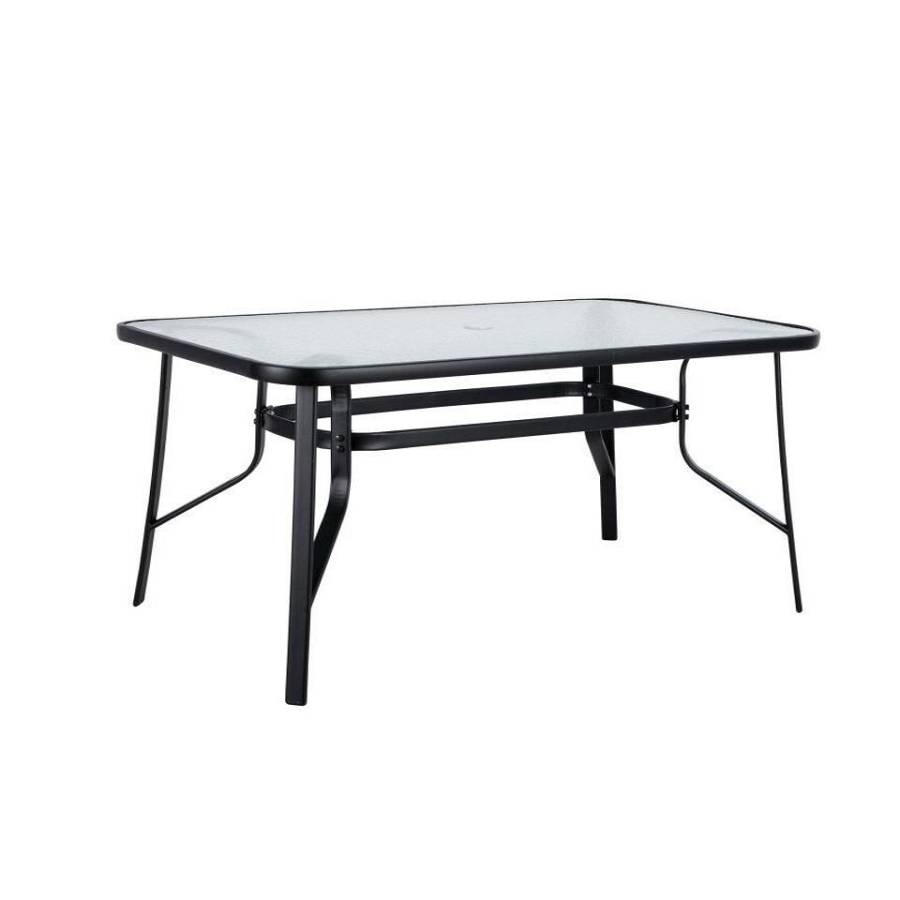 Τραπέζι Μεταλλικό ArteLibre SUN Μαύρο 120x70x70cm