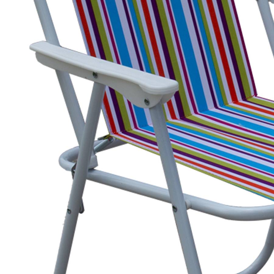 Καρέκλα Παραλίας ArteLibre Μέταλλο/Ύφασμα 63x45x81cm Σε Διάφορα Χρώματα