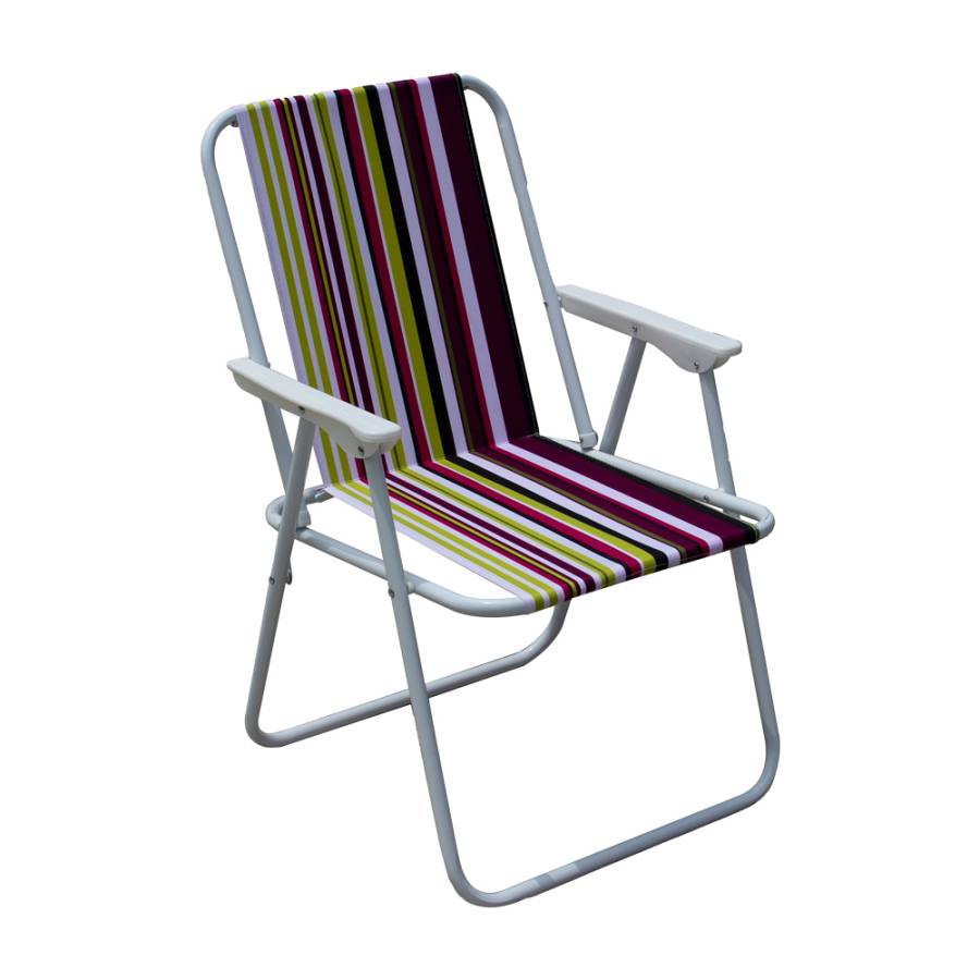 Καρέκλα Παραλίας ArteLibre Μέταλλο/Ύφασμα 63x45x81cm Σε Διάφορα Χρώματα