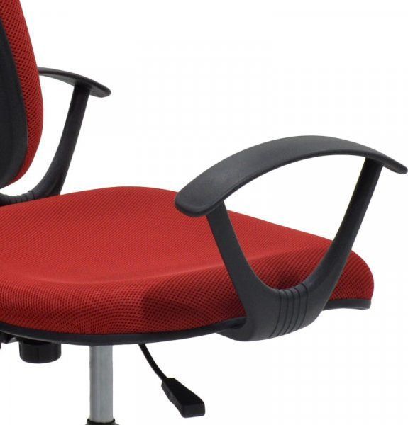 Καρέκλα Γραφείου BASIC Κόκκινο Ύφασμα 55x48x82-94cm