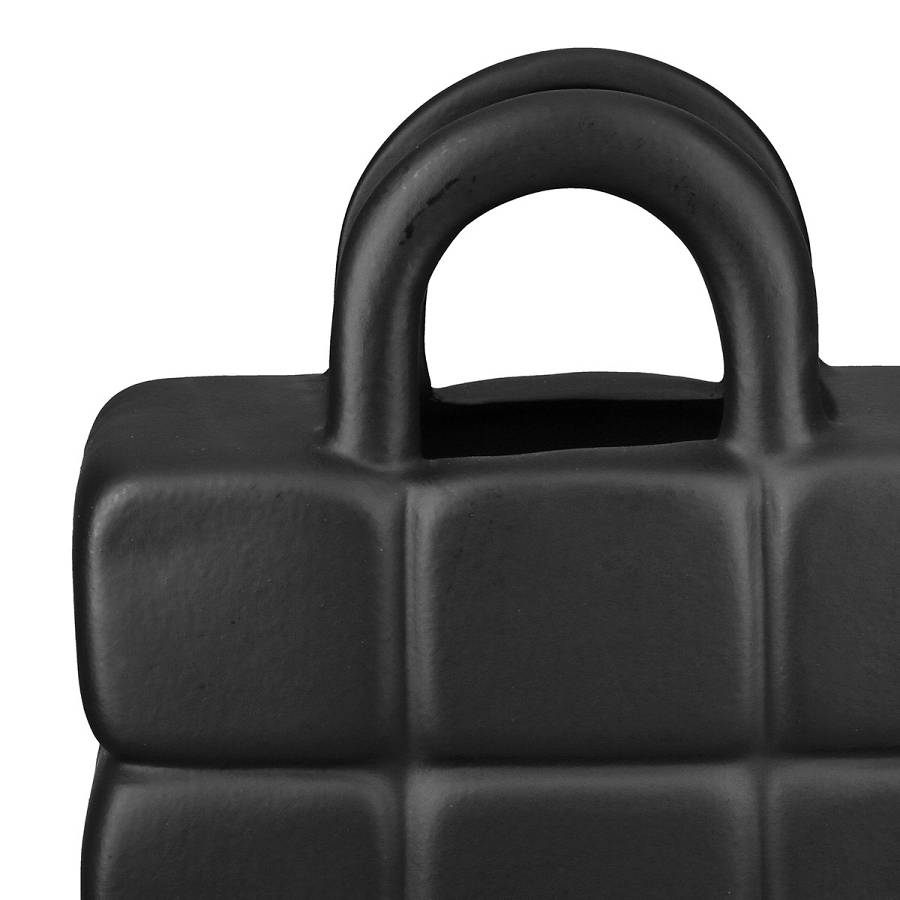 Βάζο Κεραμικό Μαύρο Λευκό 2 Ποικιλία 15X5X19Cm 15X5X19Cm