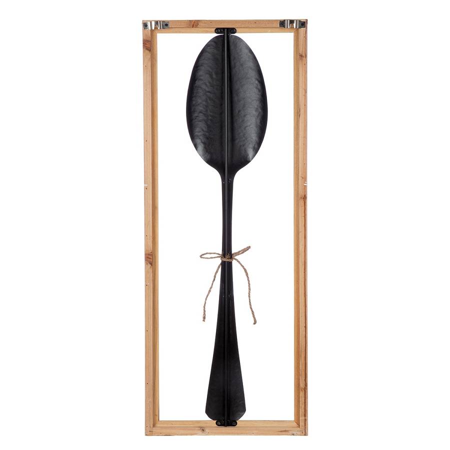 Wall Relief Vintage Cutlery Μέταλλο Μαύρο PU Pcs. Assorted 30x3x80cm