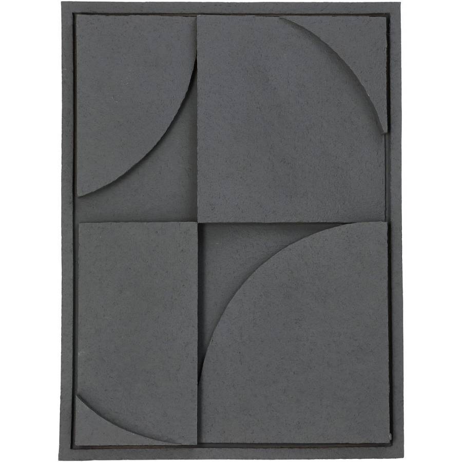Διακοσμητικό Τοίχου ArteLibre Γκρι Polyresin 29.5x3.5x39.5cm