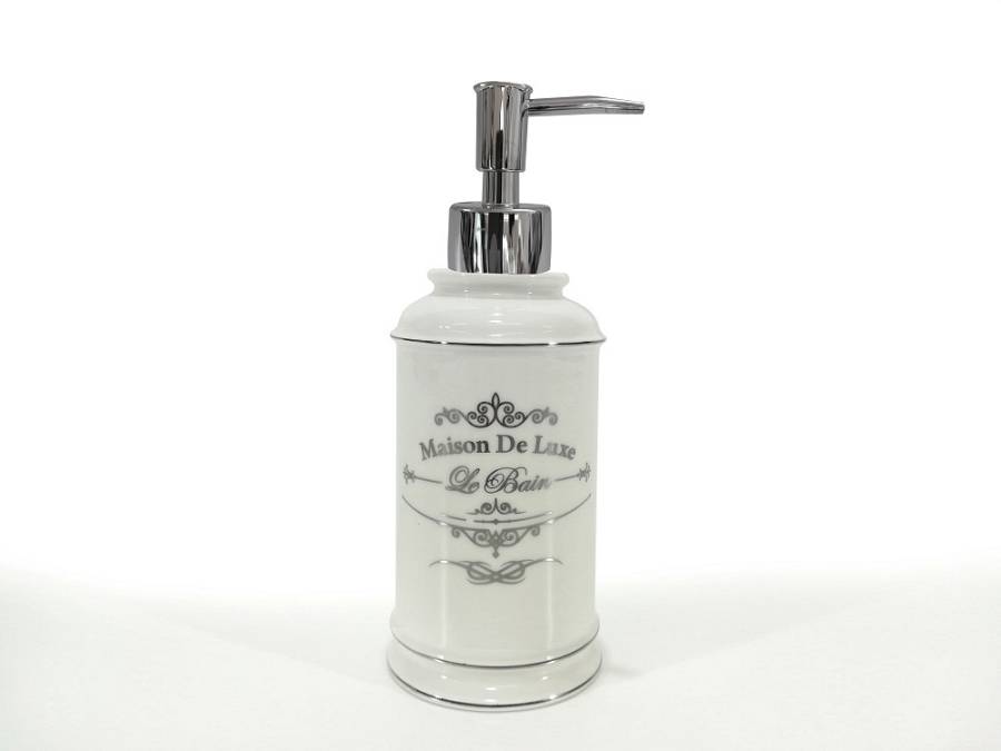 Ντισπένσερ Le Bain Λευκό Κεραμικό 380ml