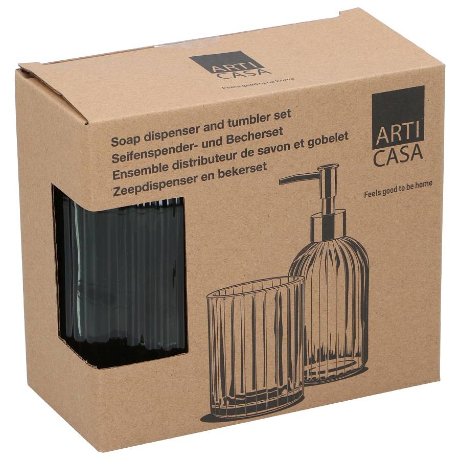 Σετ Διανομέας Σαπουνιού και Ποτήρι ARTI CASA