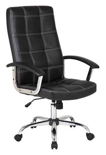 VELCO Pro Systems ΠΟΛΥΘΡΟΝΑ ΓΡΑΦΕΙΟΥ ΜΑΥΡΗ ΔΙΕΥΘΥΝΤΟΥ-ΔΙΑΣΤΑΣΕΙΣ: 64x55x103/113cm- ΕΠΙΦΑΝΕΙΑ PVC