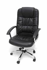 VELCO Pro Systems ΠΟΛΥΘΡΟΝΑ ΓΡΑΦΕΙΟΥ ΜΑΥΡΗ ΔΙΕΥΘΥΝΤΟΥ-ΔΙΑΣΤΑΣΕΙΣ: 64χ55χ110/120 cm- ΕΠΙΦΑΝΕΙΑ PVC